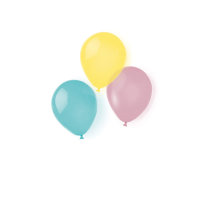 Luftballons Rainbow 25,4cm pastell 8er