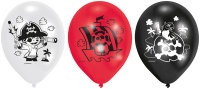 Luftballons Piraten 22,8cm 6er