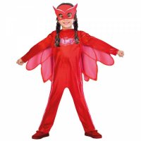 Kostüm PJ Masks Eulette 2 - 3 Jahre, rot