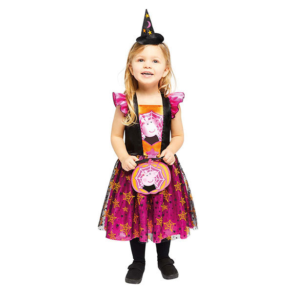 Kinderkostüm Peppa Pig Kleid orange 3-4 Jahre