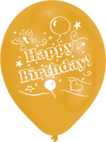 Luftballons Geburtstag 25,4cm 8er