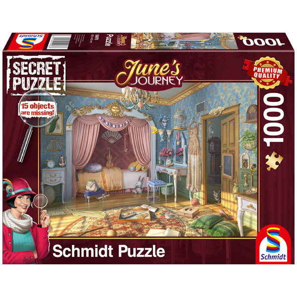Puzzle Junes Schlafzimmer 1000 Teile June`s Journey