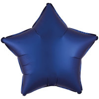Folienballon Stern 48cm Seidenglanz marineblau