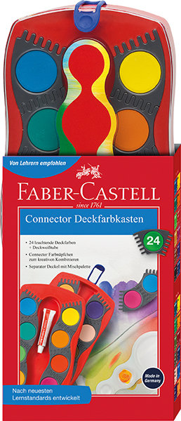 Farbkasten Connector 24 Farben + Deckweiß